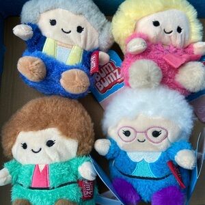 BNWT GOLDEN GIRLS 4.5” Bum Bumz FULL SET